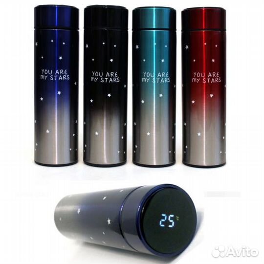 Термос с датчиком температуры