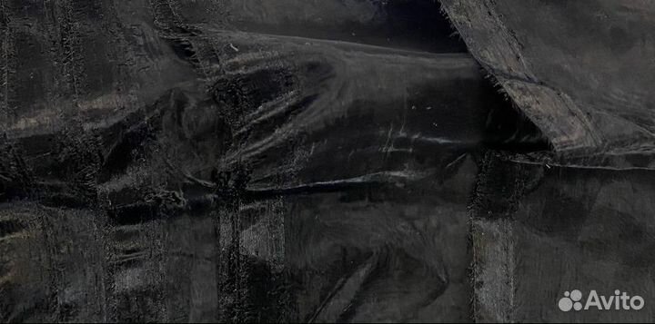 Ткань органза черная