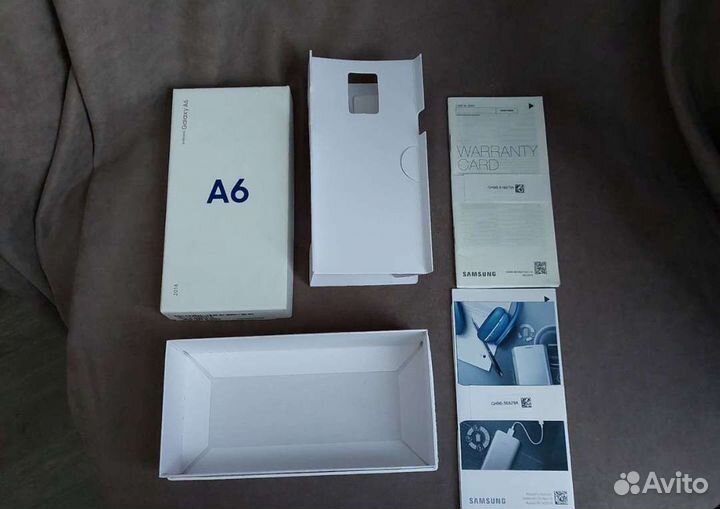 Коробка от смартфона Samsung galaxy A6