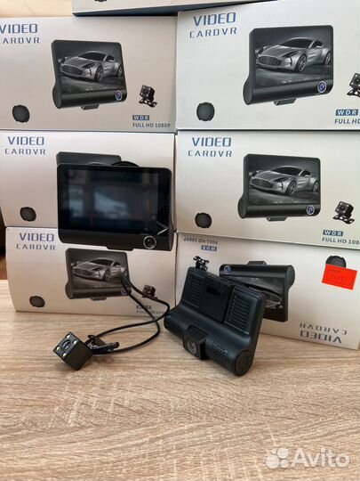 Видеорегистратор 3 в 1 с 3 камерами