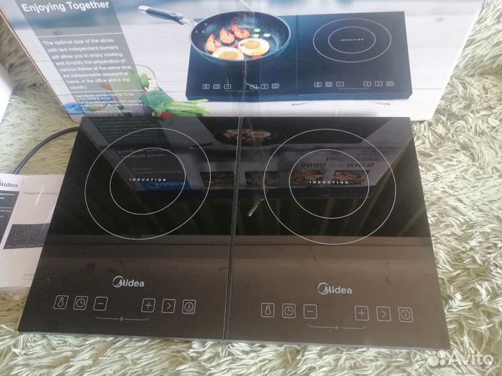 Новая индукционная плитка настольная Midea