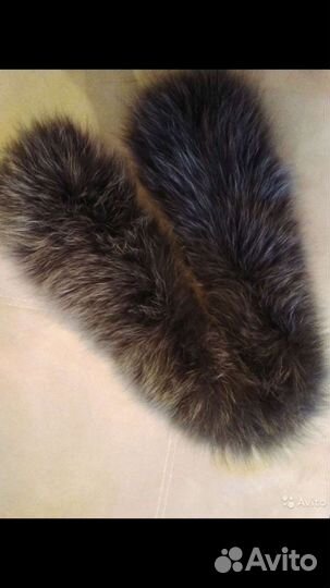 Меховой воротник песец