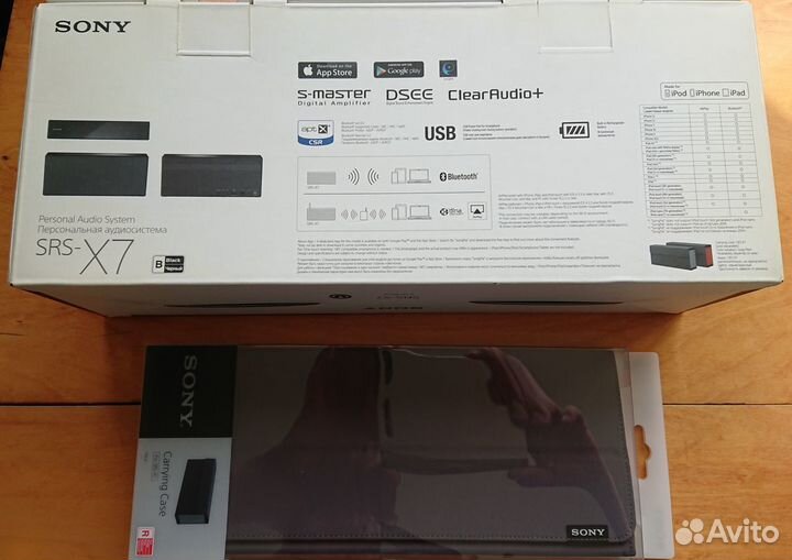 Sony SRS-X7. Портативная колонка с 7 динамиками