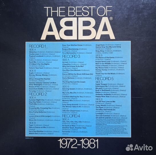 Modern Talking 6 Lp / Abba Box-Set 5 Lp