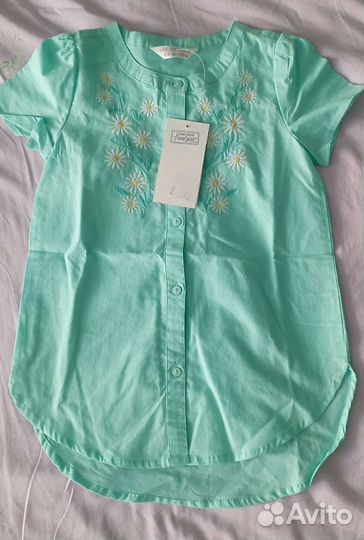 Блузка для девочки новая 116