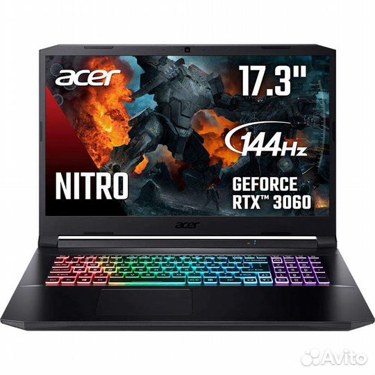 17.3 ноутбук Acer Nitro 5Ryzen 7 5800h/16/1tb/3060