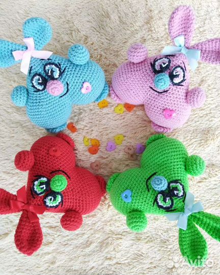 Мягкая игрушка Зайка валентинка