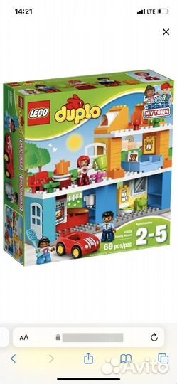 Lego duplo семейный дом