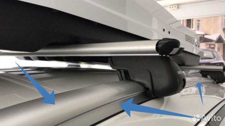 Рейлинги на крышу Geely Atlas