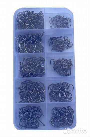 Набор рыболовных крючков 400 штук