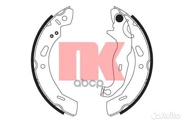 Колодки тормозные 2725762 Nk