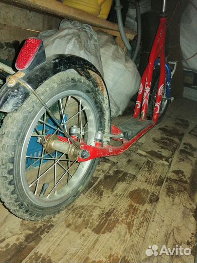 Велосипед и самокат