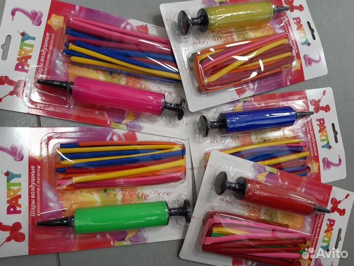 Воздушные шарики с насосом