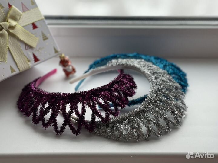 Ободок для волос ручной работы Корона, Диадема