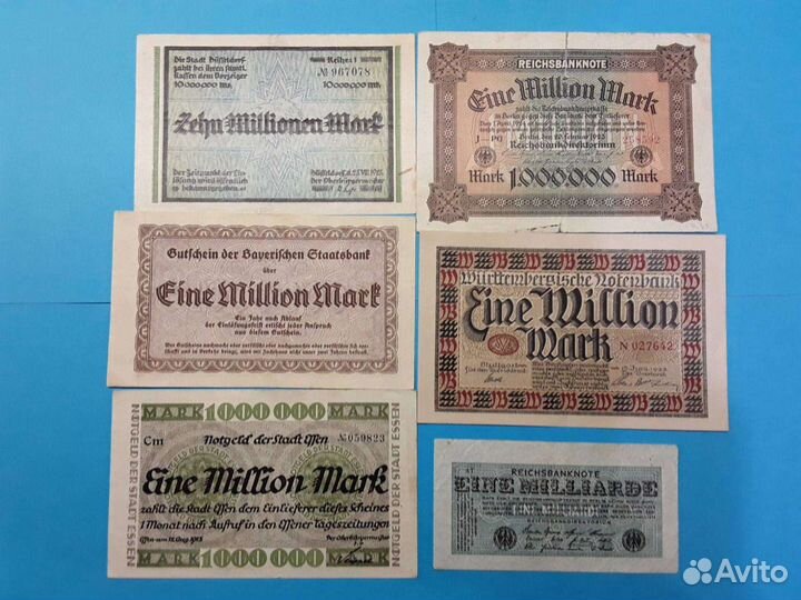 Банкноты Германии 1920-1930 годы Редкие