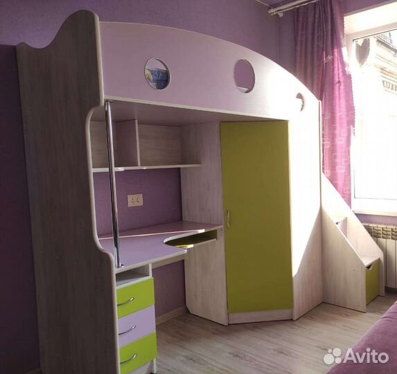 Детская кровать чердак