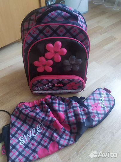 Рюкзак для девочки школьный DeLune