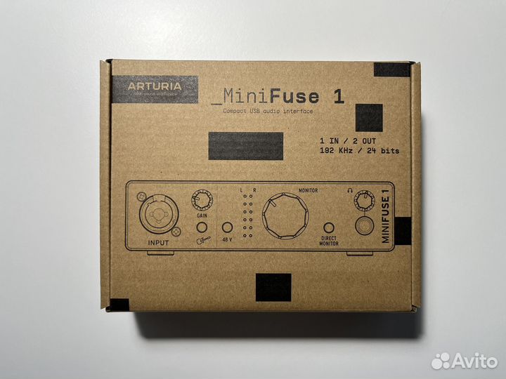 Звуковая карта Arturia Minifuse 1 White новая