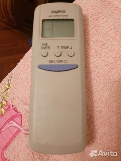 Пульт для кондиционера Sanyo b/y чуть(как новый)