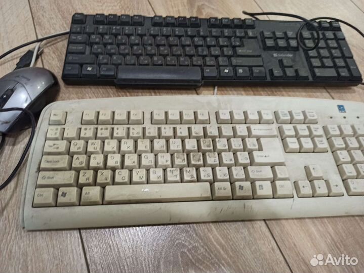 Клавиатуры 2шт+мышка