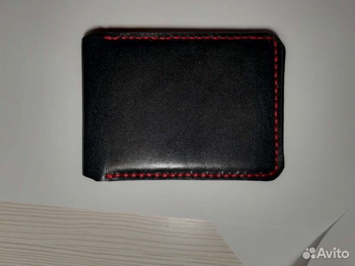 Обложка на удостоверение кожаная, ручная работа