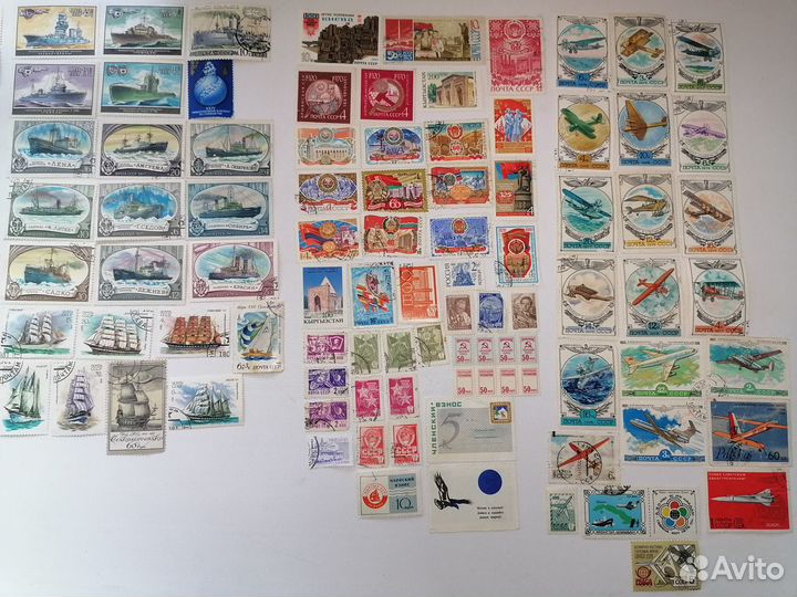 Почтовые марки СССР, Польша, Монголия и тд