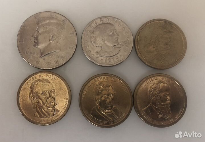 Северная Америка монеты