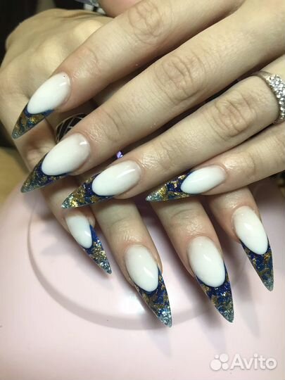 Наращивание ногтей акрилом