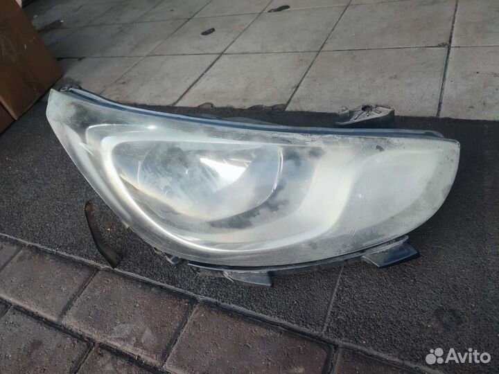 Фары hyundai solaris 1