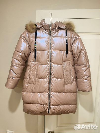 Пуховик зимний для девочки 122