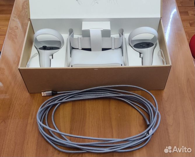 Vr очки Oculus quest 2 + провод для пк