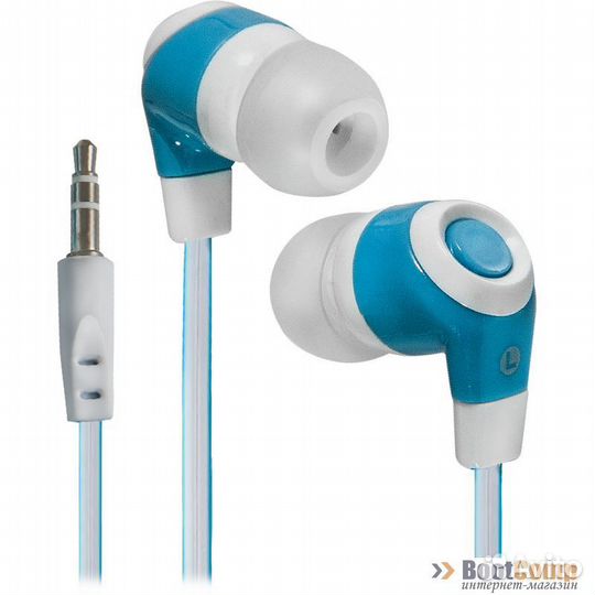 Наушники Defender Trendy 702 белый+голубой