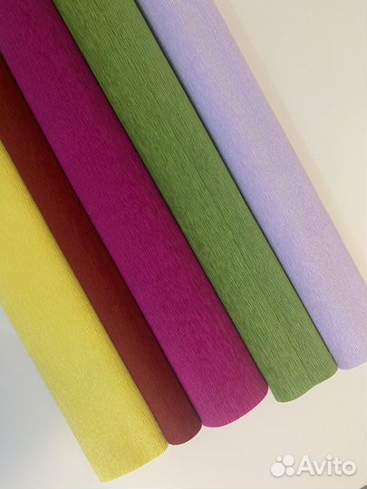 Гофрированная бумага креп бумага