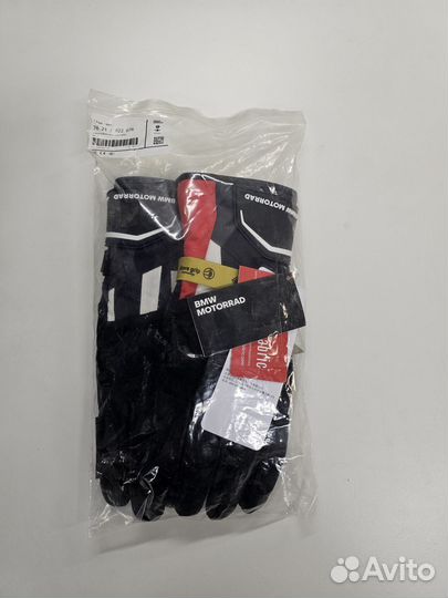 Мотоперчатки BMW PaceDry GTX красные, мужские