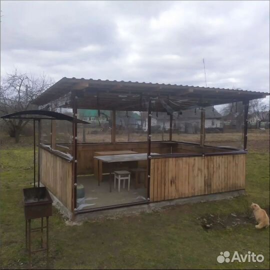 Мягкие окна на летнее кафе