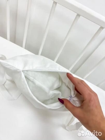 Набор бортиков для детской кроватки новые