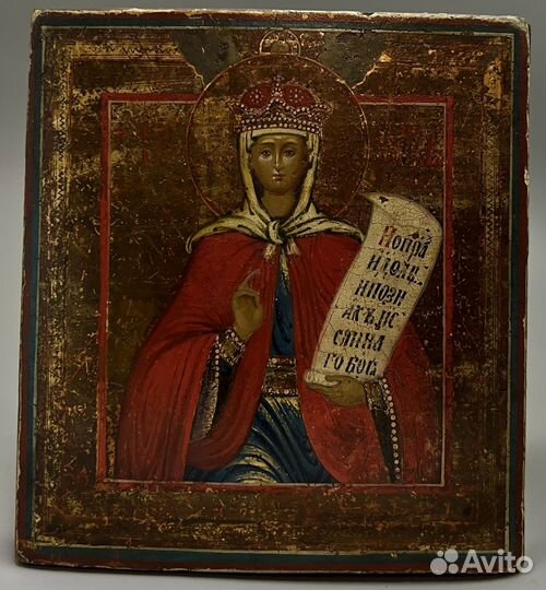 Икона старинная св. параскева пятница