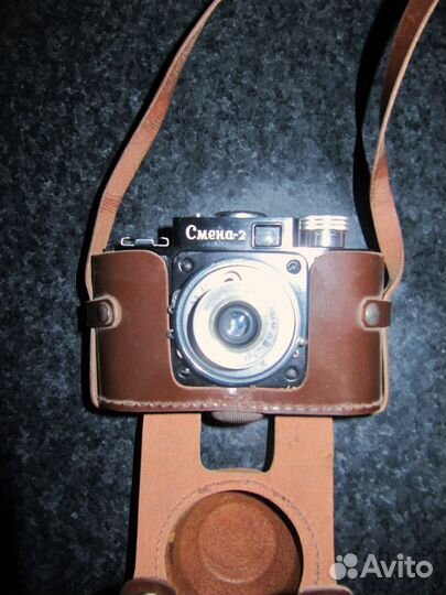 Фотоаппарат смена-2 старинный раритет в хорошем ра