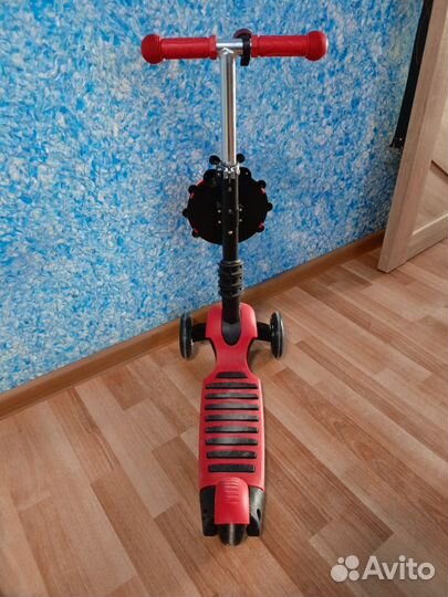 Самокат детский трехколесный бу