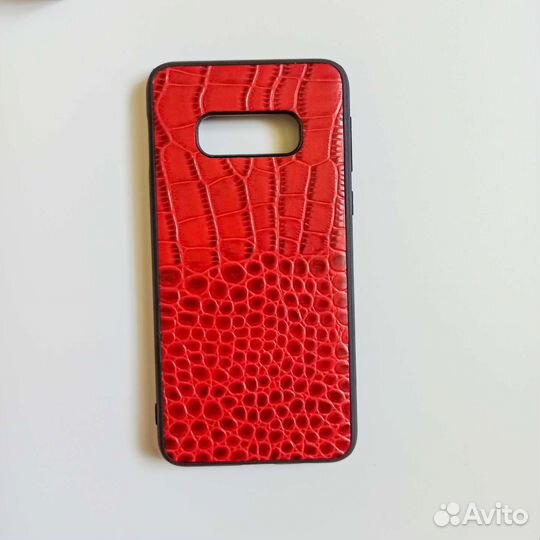 Чехол на телефон samsung galaxy s10e langsidi кожа