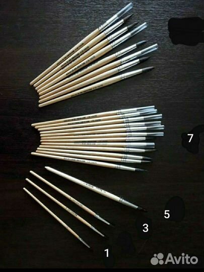 Кисти белка и пони новые - 1,3,5,7