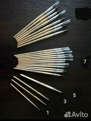 Кисти белка и пони новые - 1,3,5,7