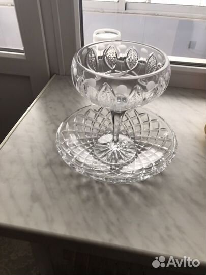 Ваза для фруктов с тарелкой