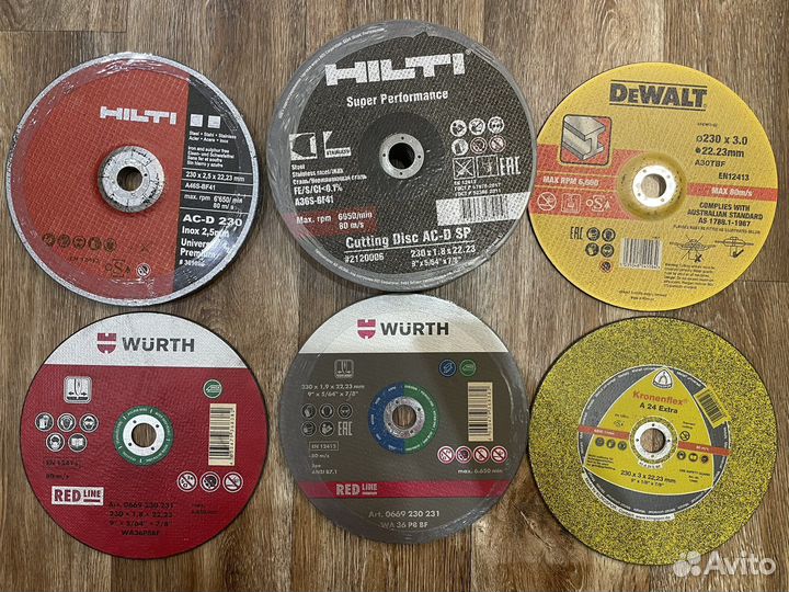 Диск отрезной Bosch, Klingspor, DeWalt 230mm