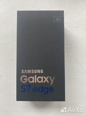 Коробка от Samsung galaxy s7 edge