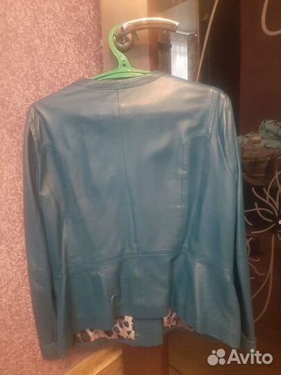 Куртка кожаная женская 52 54 размер