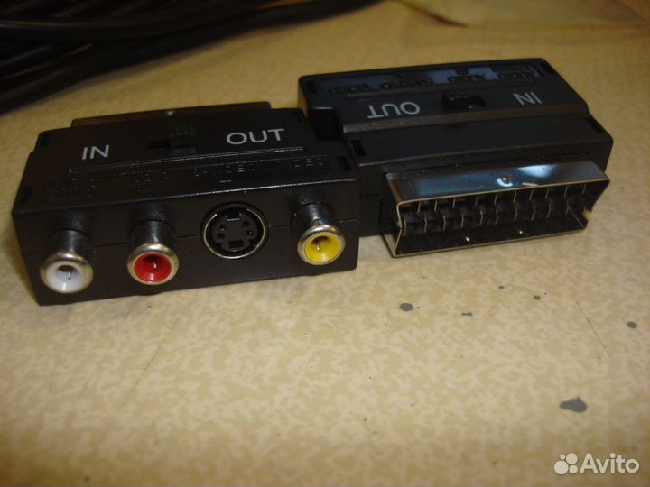 Шнур с разъемом скарт, переходник на тюльпаны