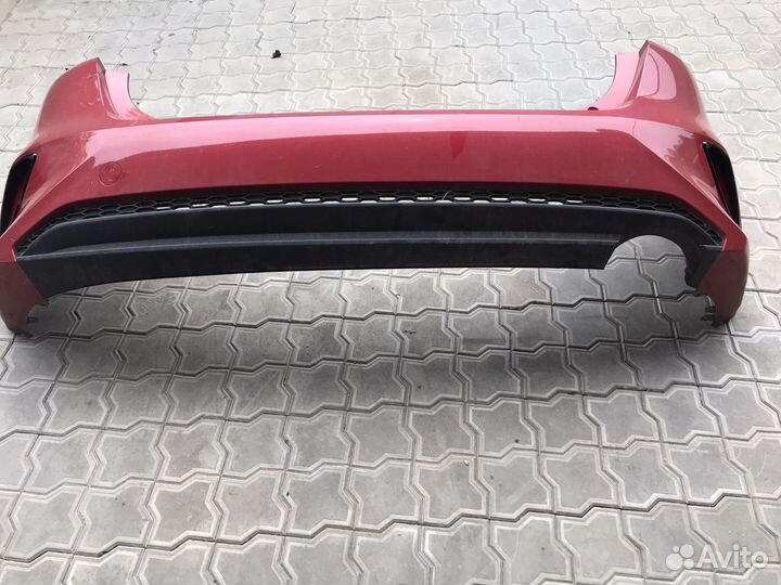 Юбка заднего бампера на kia ceed