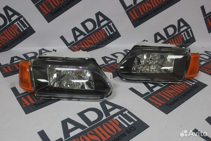 Фары 2114 2113 2115 гладкое стекло