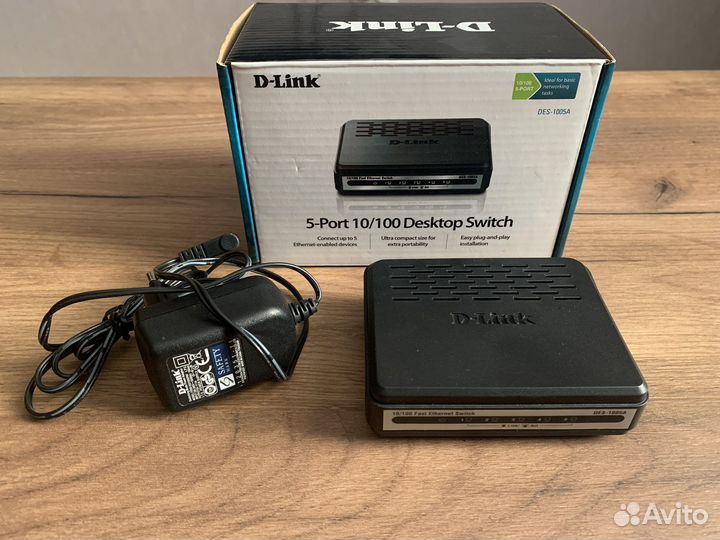Коммутатор D-link 5 port